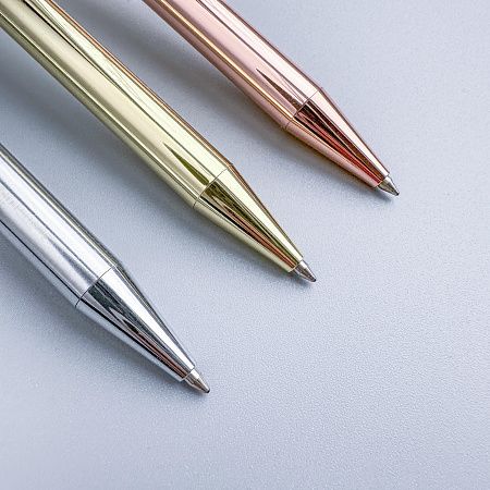 РУЧКА  "BERGAMO" ШАРИКОВАЯ АВТОМАТИЧЕСКАЯ, МЕТАЛЛИЧЕСКИЙ КОРПУС СТАЛЬ, 0.7 ММ, СИНЯЯ