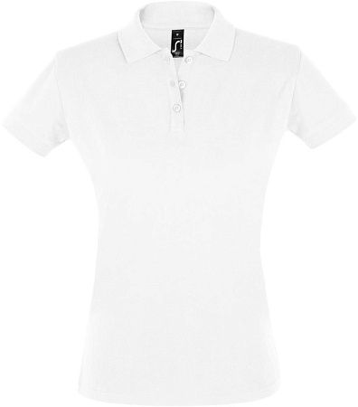 Рубашка поло женская Perfect Women 180 белая, размер XXL