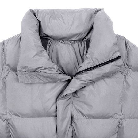 Пуховик унисекс Kapsula, серый, размер XS/S