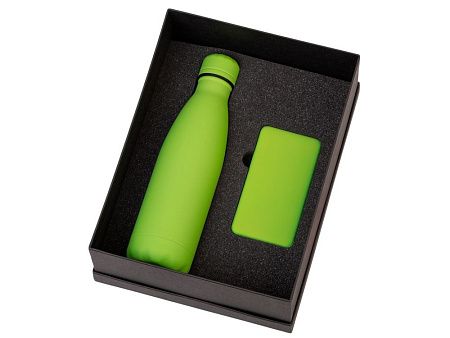 Подарочный набор «COLOR IT» с термобутылкой и повербанком