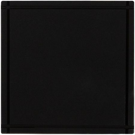 Лейбл из ПВХ Dzeta, L, черный