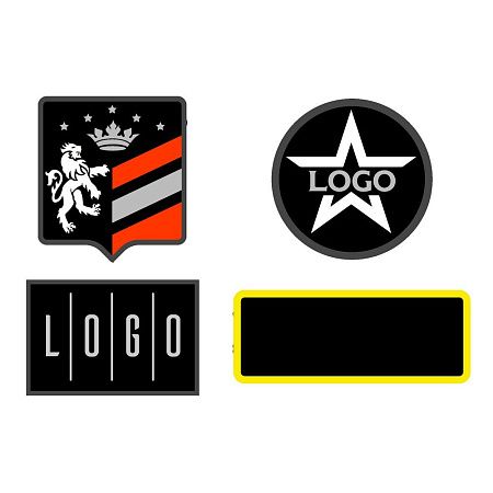 Шеврон из габардина Gabo M, черный