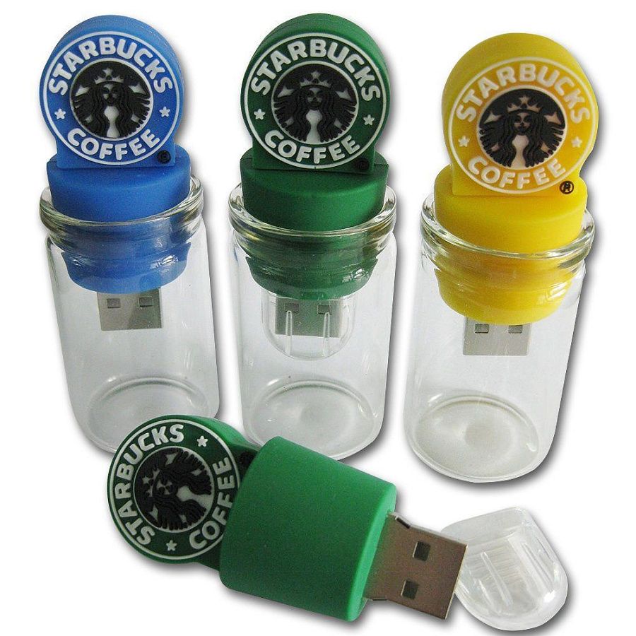 Флешки "Пробка в стекле"