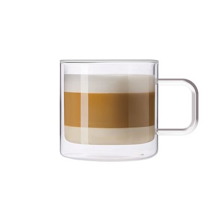 Кружка стеклянная с двойными стенками Luna