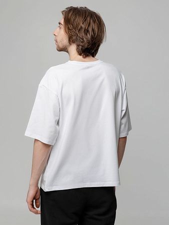 Футболка унисекс оверсайз Street Vibes, молочно-белая, размер XS/S