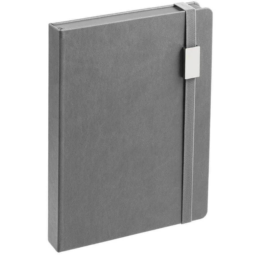 Ежедневник New Factor Metal, серый