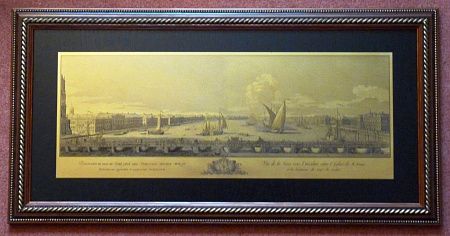 Гравюра "Панорама СПб 4"