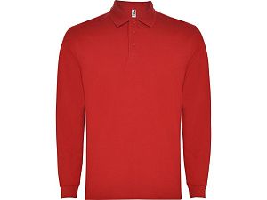 Рубашка поло «Carpe» мужская с длинным рукавом под нанесение