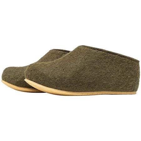Домашние валенки Cant, зеленые (олива), размер 43
