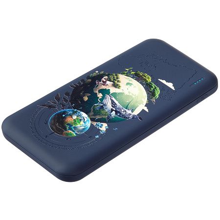 Внешний аккумулятор с подсветкой Люче (Luce) Lemoni 10000 mAh, желтый