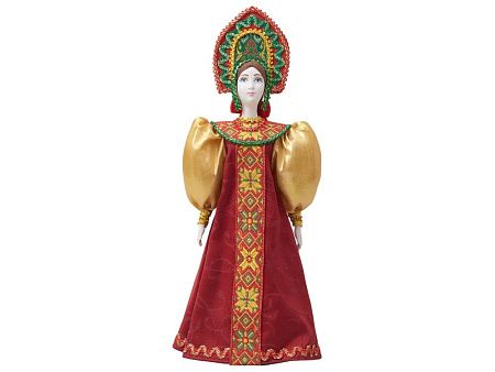 Подарочный набор: кукла фарфоровая, мёд с миксом из орехов