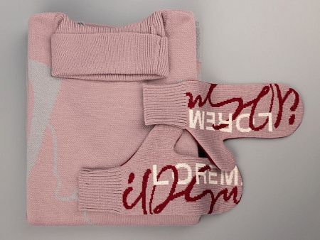 Варежки на заказ Mani, полушерсть, размер M