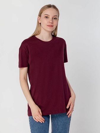 Футболка унисекс Regent 150, бордовая, размер XS