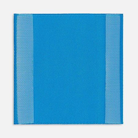 Лейбл тканевый Epsilon, L, голубой