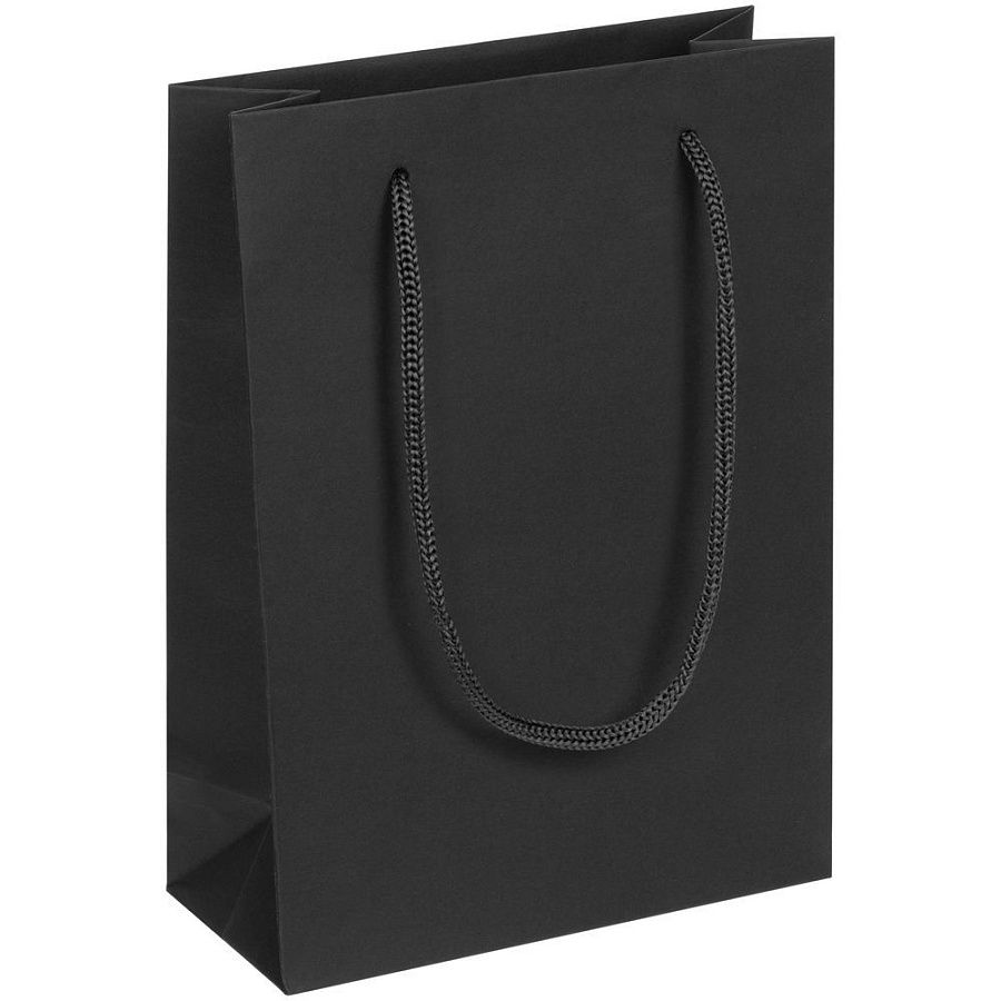 Пакет бумажный Vid S, черный