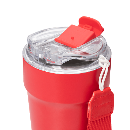 Термокружка вакуумная Monaco, красная