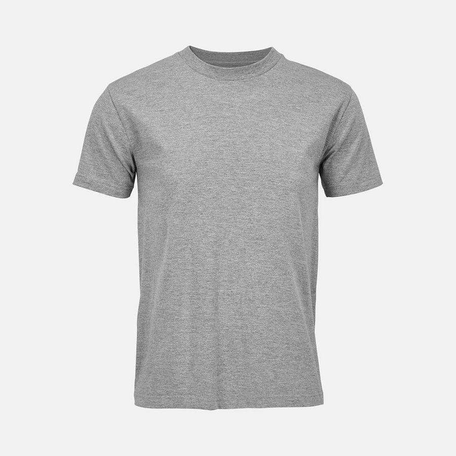 Футболка унисекс Cliff, серый меланж под нанесение