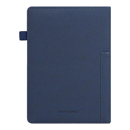 Ежедневник Smart Asti Linen А5, темно-синий, недатированный, в твердой обложке с поролоном