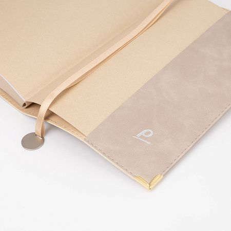 Ежедневник Прайм (Prime) недатированный, бежевый