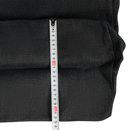 Сумка из джута Caravan Jute, размер 36*40*21 см, черный