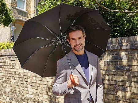 Зонт складной Magnum Auto, черный
