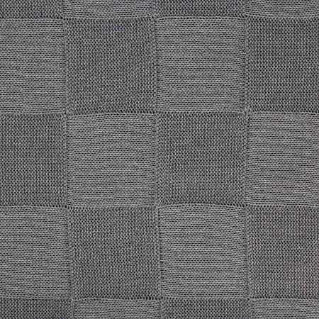 Плед Cella вязаный, серый (без подарочной коробки)