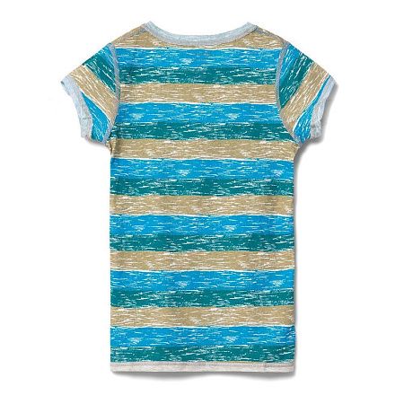 Футболка женская Rayet Lady двусторонняя, голубая с зеленым, размер M