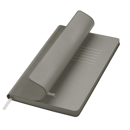 Ежедневник Латте софт-тач (Latte soft touch) недатированный, серый