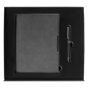 Набор подарочный Solution Prestige Duo (Ежедневник B5, ручка шариковая), черный