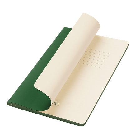 Блокнот Альфа Слим (Alpha slim), зеленый