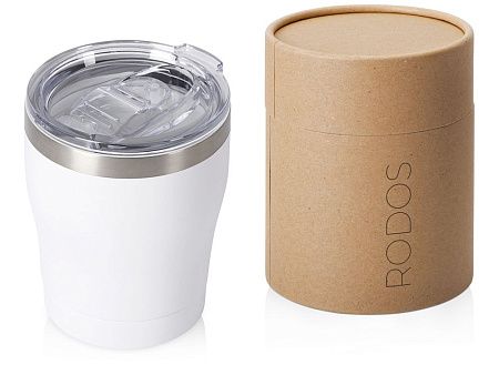 Вакуумная термокружка «Rodos» с керамическим покрытием, тубус, 350 мл