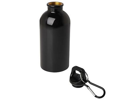 Одностенная бутылка для воды с карабином «Oregon», 400 мл