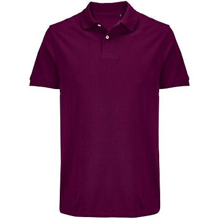 Рубашка поло унисекс Pacific, фиолетовая (сливовая), размер S