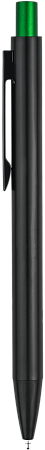 Ручка OKS MIRROR Черная с зеленым 1140.02