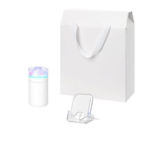 Подарочный набор Crystal, Gloss NEO, белый (увлажнитель воздуха, зарядное устройство)