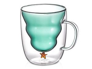 Кружка с двойными стенками с елочкой внутри «Winter Wonderland»