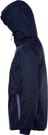 Ветровка Skate, темно-синяя с ярко-синим, размер XS