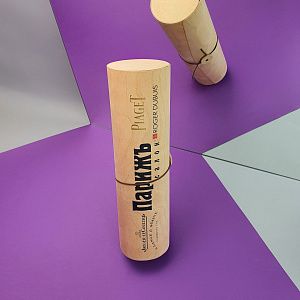 Тубус из гибкого шпона на заказ