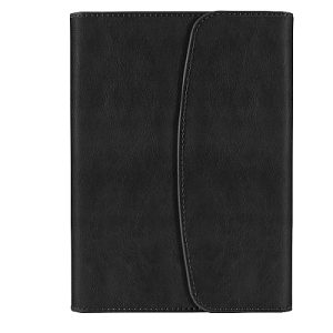 Ежедневник в суперобложке Country Bergamo Mocco A5+, черный, недатированный, в твердой обложке