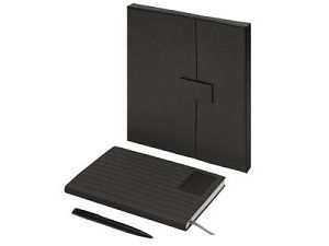 Подарочный набор «Bradbury &Co» с блокнотом А5 и ручкой, цвет: черный