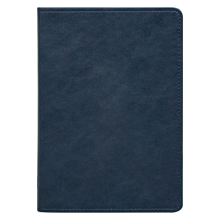 Ежедневник Urban Elegiya Ausone A5, темно-синий с золотистым, недатированный, в полугибкой обложке