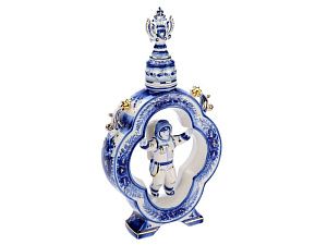 Штоф «Открытый космос», цвет: белый, синий