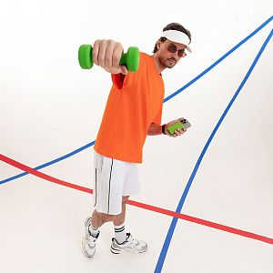 Футболка унисекс RUST NEO, 240 гр., голубой, размер XS/S под нанесение