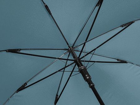 Зонт-трость Reviver с куполом из переработанного пластика