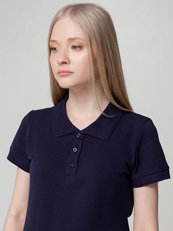 Рубашка поло женская Virma Lady, темно-синяя, размер S
