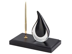 Настольный прибор «Нефть», цвет: черный, золотой