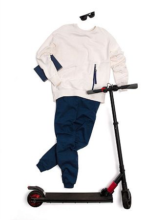 Свитшот унисекс Kosmos 2.0, темно-синий, размер XS/S