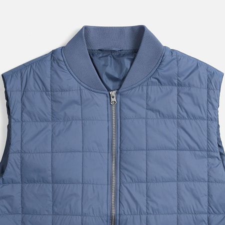 Жилет унисекс Warmbridge, синий (джинс), размер XL