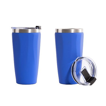 Термостакан "Calypso" 500 мл, покрытие soft touch, черный #