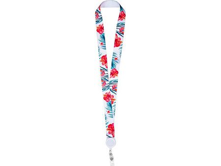 Ланъярд под сублимацию с ретрактором, 2,5 см